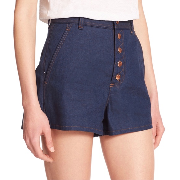RAG & BONE Branson High Rise Retro 70’s Shorts 4 - Picture 1 of 12